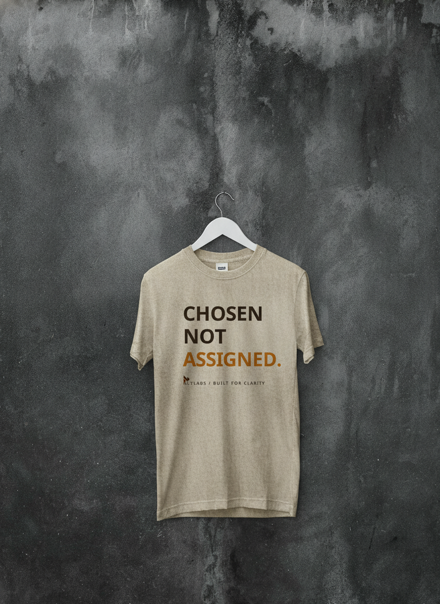 CHOSEN NOT ASSIGNED stone tee