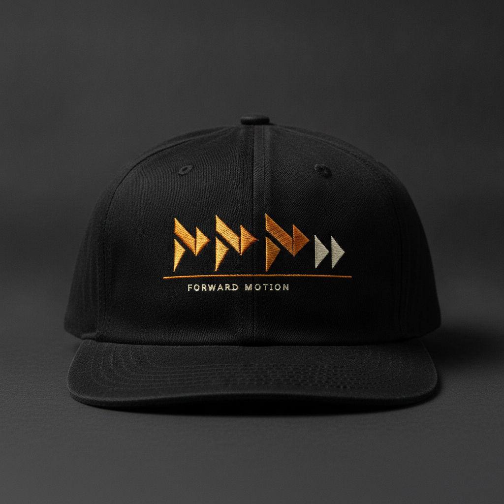 FORWARD MOTION black cap
