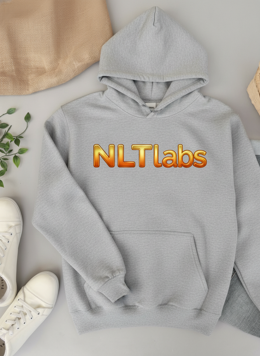 Y2K chrome NLTLabs hoodie