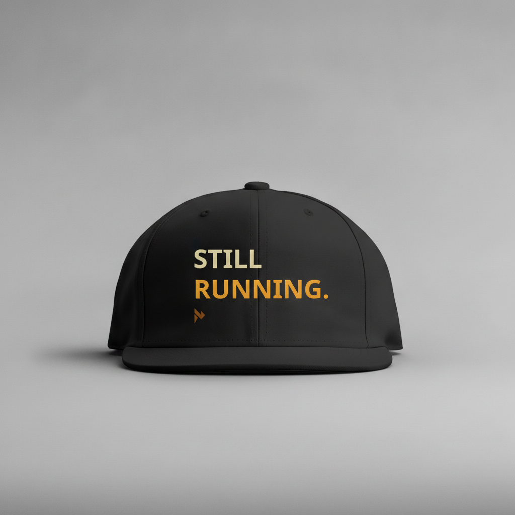 STILL RUNNING black cap