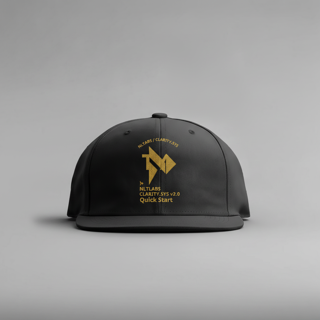 CLARITY.SYS black cap