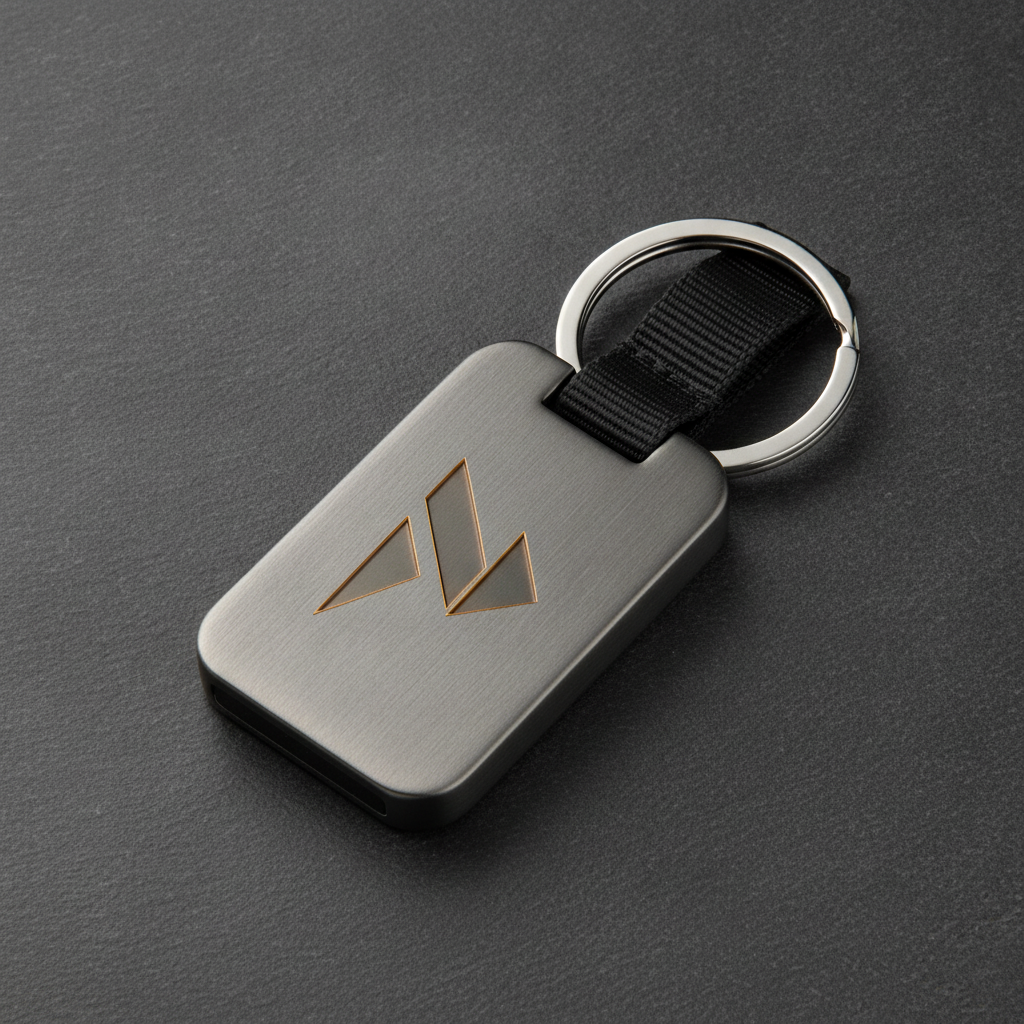 Metal keychain
